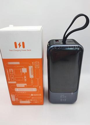 Повербанк 65w 18400mah sepb0202 для ноутбука и смартфона с встроенными кабелями