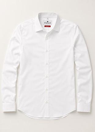 Оригінальна біла сорочка hugo boss regular fit (розмір 41 / 16 / l)