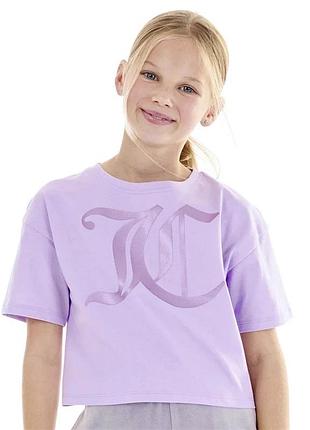 Укорочена футболка на дівчинку juicy couture