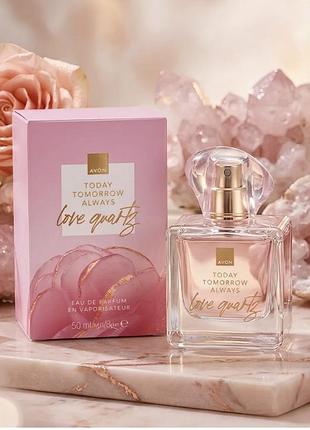 Парфюмированная вода avon тта love quartz, 50 мл (158511547)