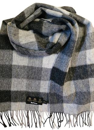 Шерстяной шарф barbour оригинал