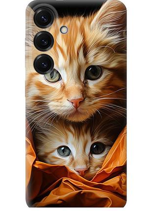 Чохол силіконовий на телефон samsung galaxy s24 plus котики 2 "5664u-3388-58250"