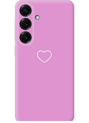 Чохол силіконовий на телефон samsung galaxy s24 plus серце 2 "4863u-3388-58250"