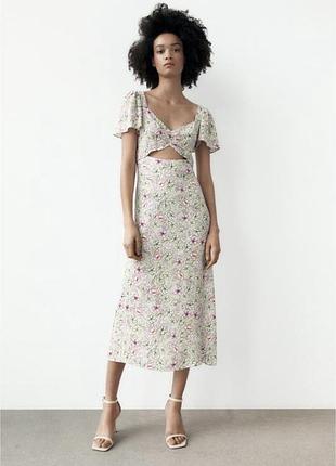 Легка літня сукня від zara у розмірі xs/s