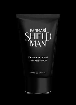 Чоловічий крем для обличчя та навколо очей shield man amino acid, 50 мл