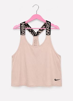 Спортивная майка nike xl pro dri-fit розовая, топ для тренировок, женская спортивная майка с перекрёстными лямками