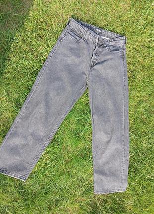 Сірі широкі джинси jack & jones baggy alex (розмір w30 l32)