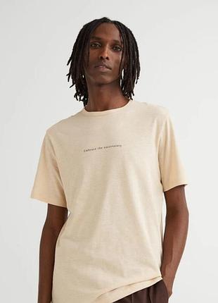 Футболка бавовняна чоловіча h&m 10998026