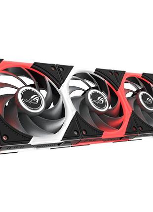 Комплект вентиляторов для корпуса asus rog eurux gr120 fan 3 шт 120 мм 2600 об/мин argb black (90da00j0-b09020)