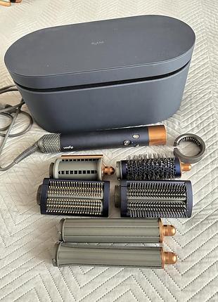 Dyson airwrap hs05 complete long (prussian blue/rich copper)