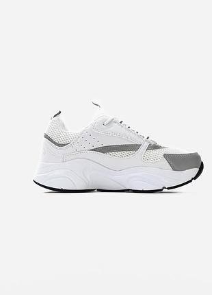 Dior b22 reflevtive white\grey 2