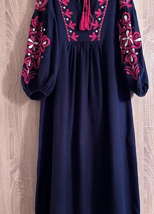Плаття з вишивкою , zara льняне , сезон весна, літо.