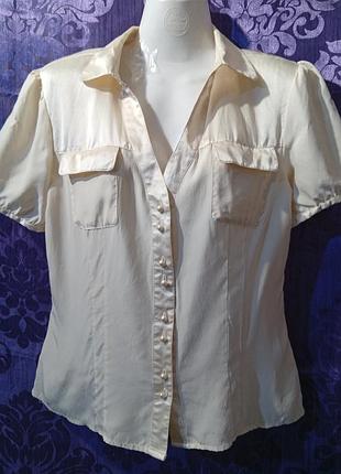 Винтажная шелковая блузка laura ashley,912, m