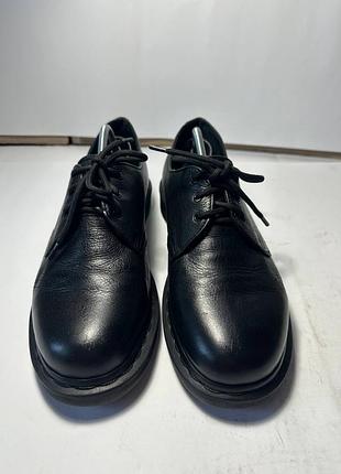 Чорні шкіряні оксфорди dr. martens 24735, розмір eu 42, us 10