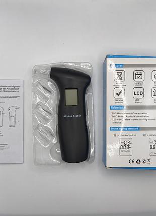 Персональний цифровий алкотестер з lcd дисплеєм та 5 мундштуками