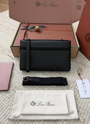 Чоловічий клатч з натуральної шкіри loro piana