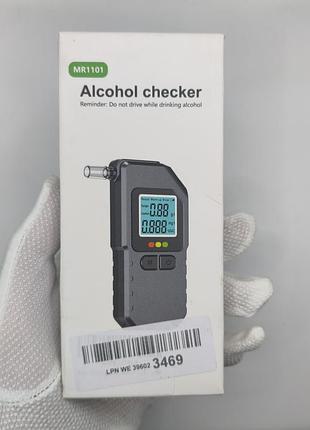 Персональний цифровий алкотестер mr1101 з голосовим оповіщенням та lcd дисплеєм