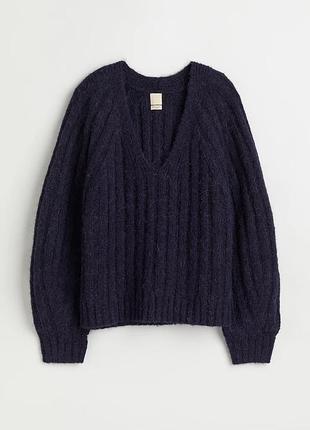 Свитер h&m мохер альпака вовна