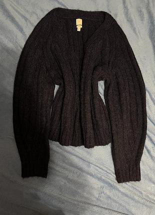 Свитер h&m мохер альпака вовна 4