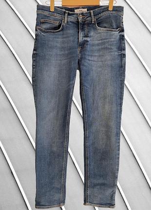 Чоловічі блакитні джинси brax slim fit w33 l32 m l 48 50 блекс завужені світло-сині джинси слім фіт стрейч 50