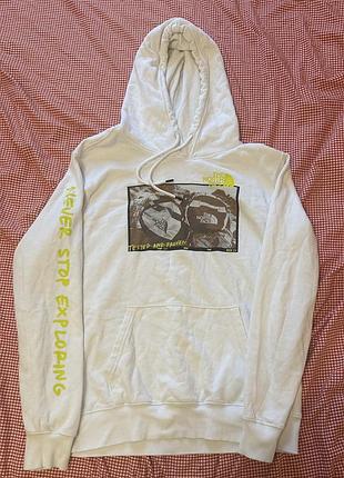 The north face чоловіче біле худі