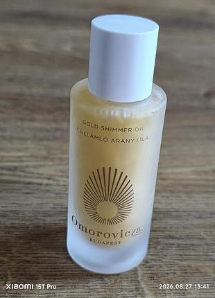 Розкішна мерехтлива олія для тіла omorovicza gold shimmer oil 30 мл