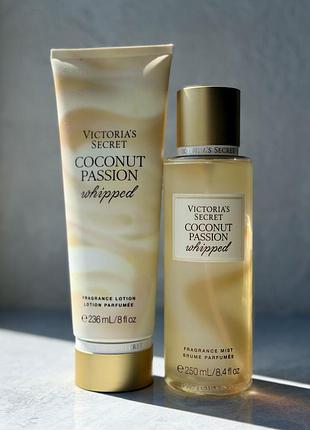 Набір спрей / міст та лосьйон victoria's secret coconut passion whipped