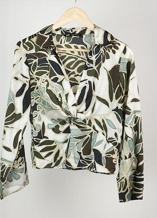 Блуза zara xs на перехрест