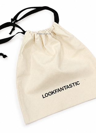 Подарочный тканевый мешочек косметичка lookfantastic