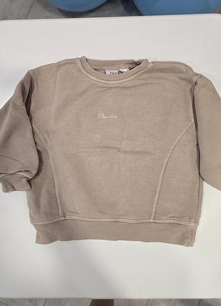 Бежев детский свитшот zara 98 размер