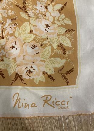 Шелковый платок nina ricci