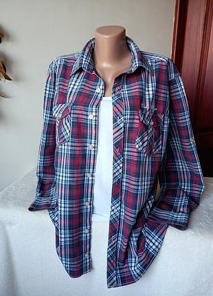 Сорочка в клітинку tommy hilfiger m/l розмір