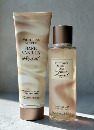 Набір спрей / міст та лосьйон victoria's secret bare vanilla whipped