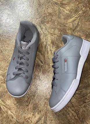 Кросівки для хлопчика reebok сірі, розмір 36, довжина устілки 23 см