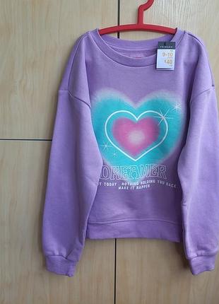 Свитшот на флисе primark на 9-10 лет