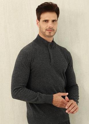Чоловічий светр з кашеміру під горло zegna