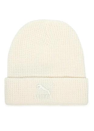 Шапкa classics mid fit beanie 025677 02 кремовий puma