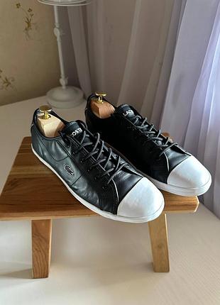 Кожаные кеды / кроссовки lacoste ziane sneaker (размер 40 / us 8.5)