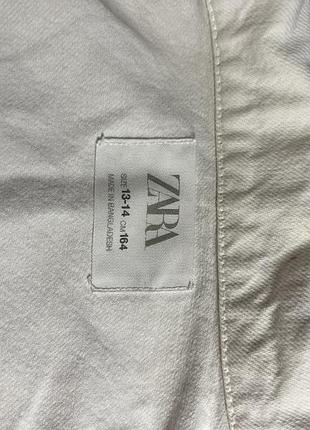 Zara біла джинсовка 9