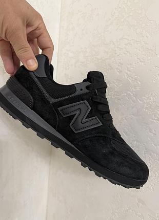 Кросівки чоловічі new balance 574 чорного у