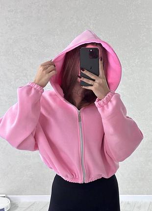 Зіп худі / зіп худі з капюшоном розмір: 42-48 ( oversize ) / тканина: трьохнитка на флісі / колір: чорний, шоколад, меланж
