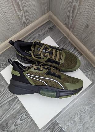 Кроссовки 42 (26.5 см.) размер зеленого цвета бренда puma