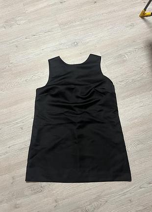 Чорна оверсайз сукня розміру l h&m