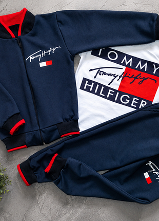 Дитячий повсякденний костюм-трійка для хлопчика "tommy hilfiger" томмі хілфігер, зріст 86–116, (86-92, 92-98, 98-104, 104-110, 110-116), новий