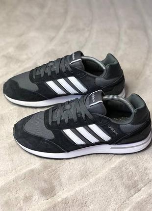 Мужские кроссовки adidas run 80s 👟, замшевые мужские кроссовки размер 42