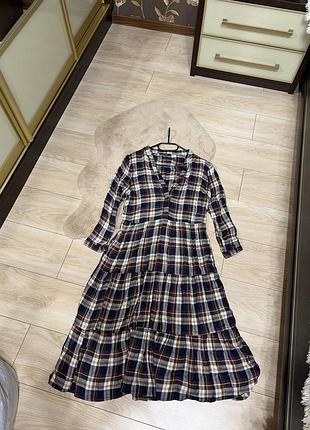 Платье 👗 женское в клетку стильное классное