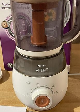 Пароварка-блендер philips avent 4-в-1 для дитячого харчування