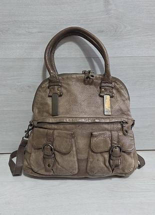 Вінтажна шкіряна сумка berlin bag