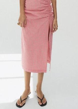 Спідниця zara з розрізом