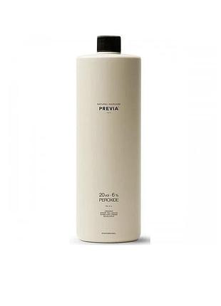 Окислитель для краски для волос previa creme peroxide 20 vol 6%